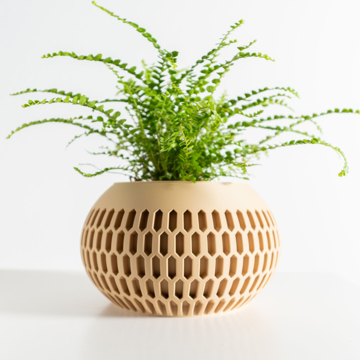Planter Pot, Geometric Succulent Holder, Minimalist Desktop Organizer, Modern Textured