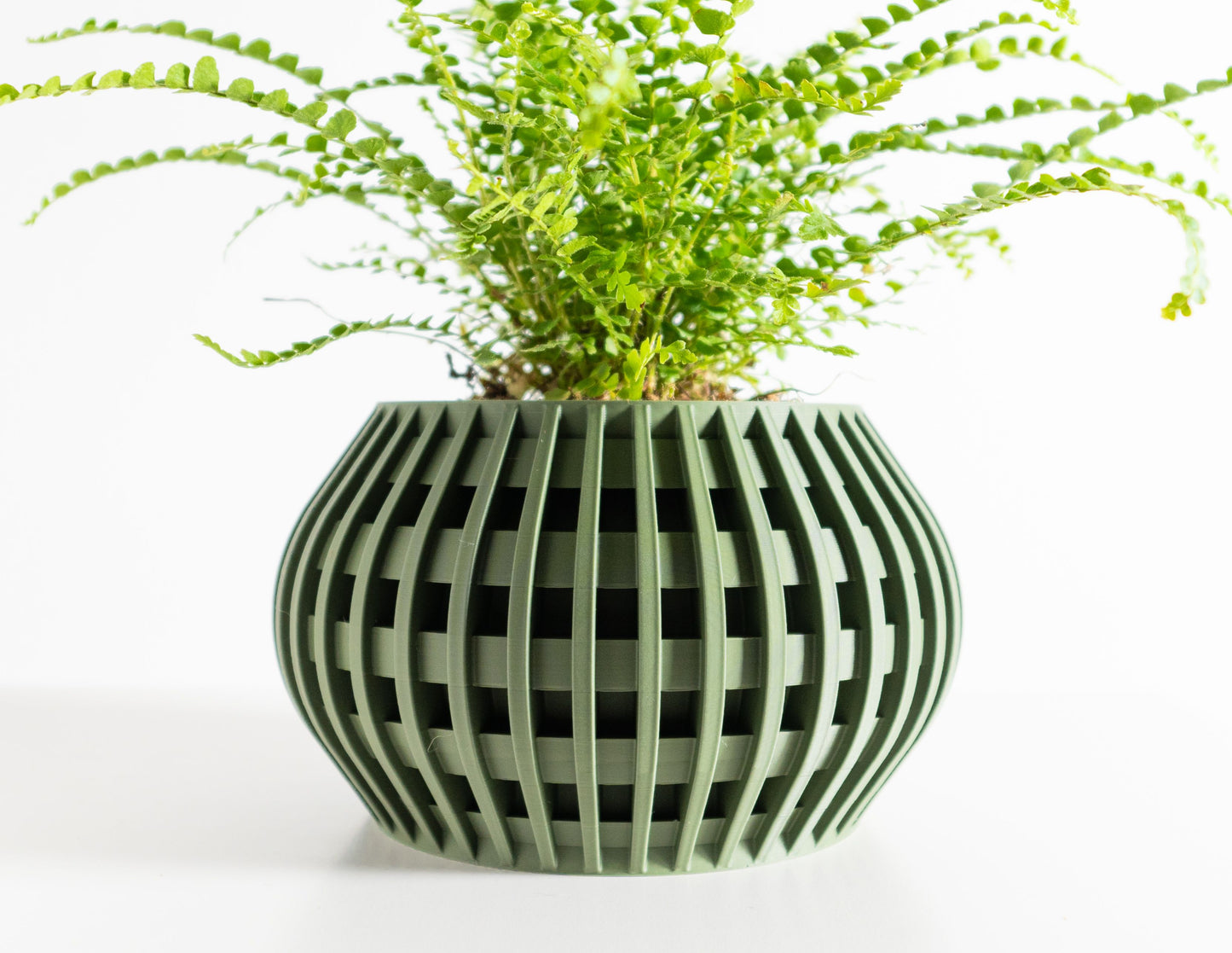 Planter Pot, Minimalist Indoor Plant Holder, Desktop Herb Organizer, Japandi Laconic Style