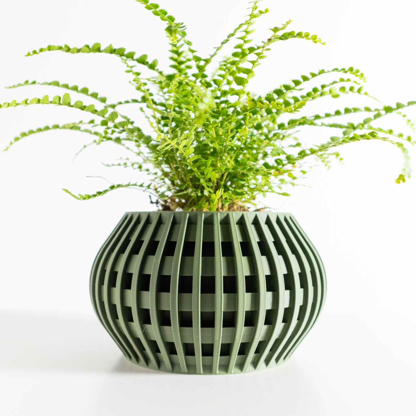 Planter Pot, Minimalist Indoor Plant Holder, Desktop Herb Organizer, Japandi Laconic Style