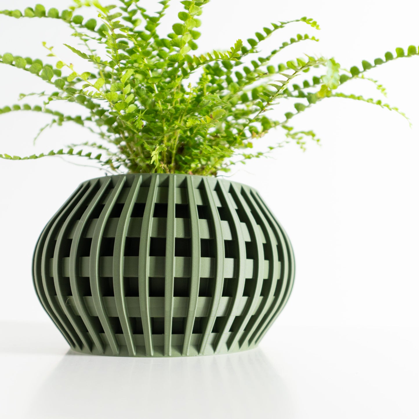Planter Pot, Minimalist Indoor Plant Holder, Desktop Herb Organizer, Japandi Laconic Style