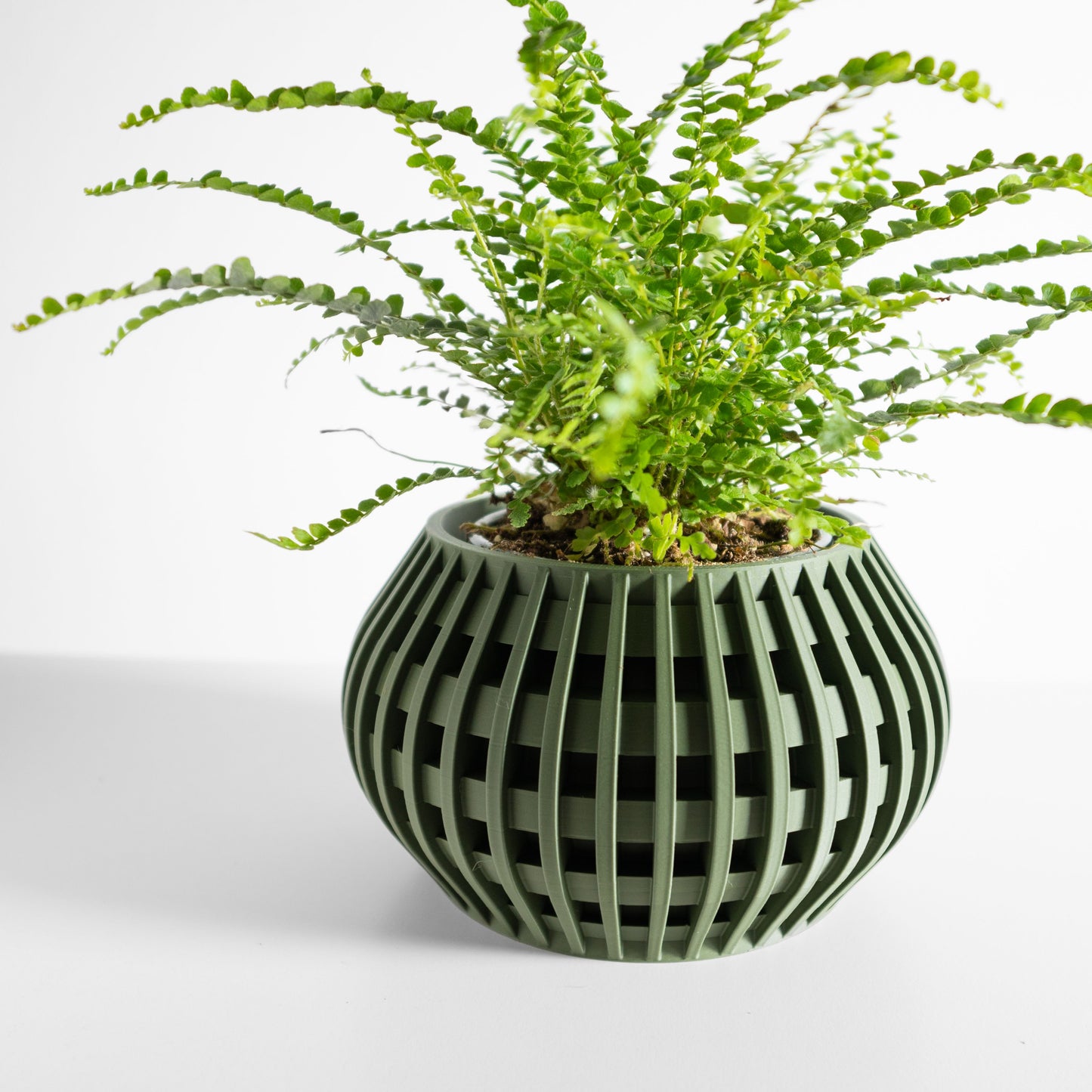 Planter Pot, Minimalist Indoor Plant Holder, Desktop Herb Organizer, Japandi Laconic Style