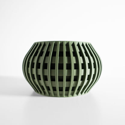 Planter Pot, Minimalist Indoor Plant Holder, Desktop Herb Organizer, Japandi Laconic Style