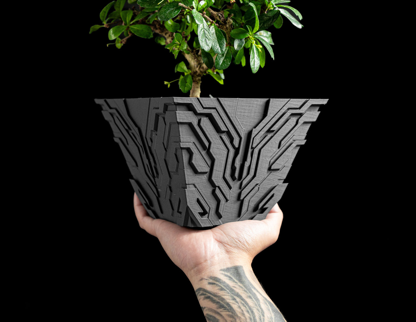 planter pot, indoor herb holder, desktop organizer, succulent accent, sculptural