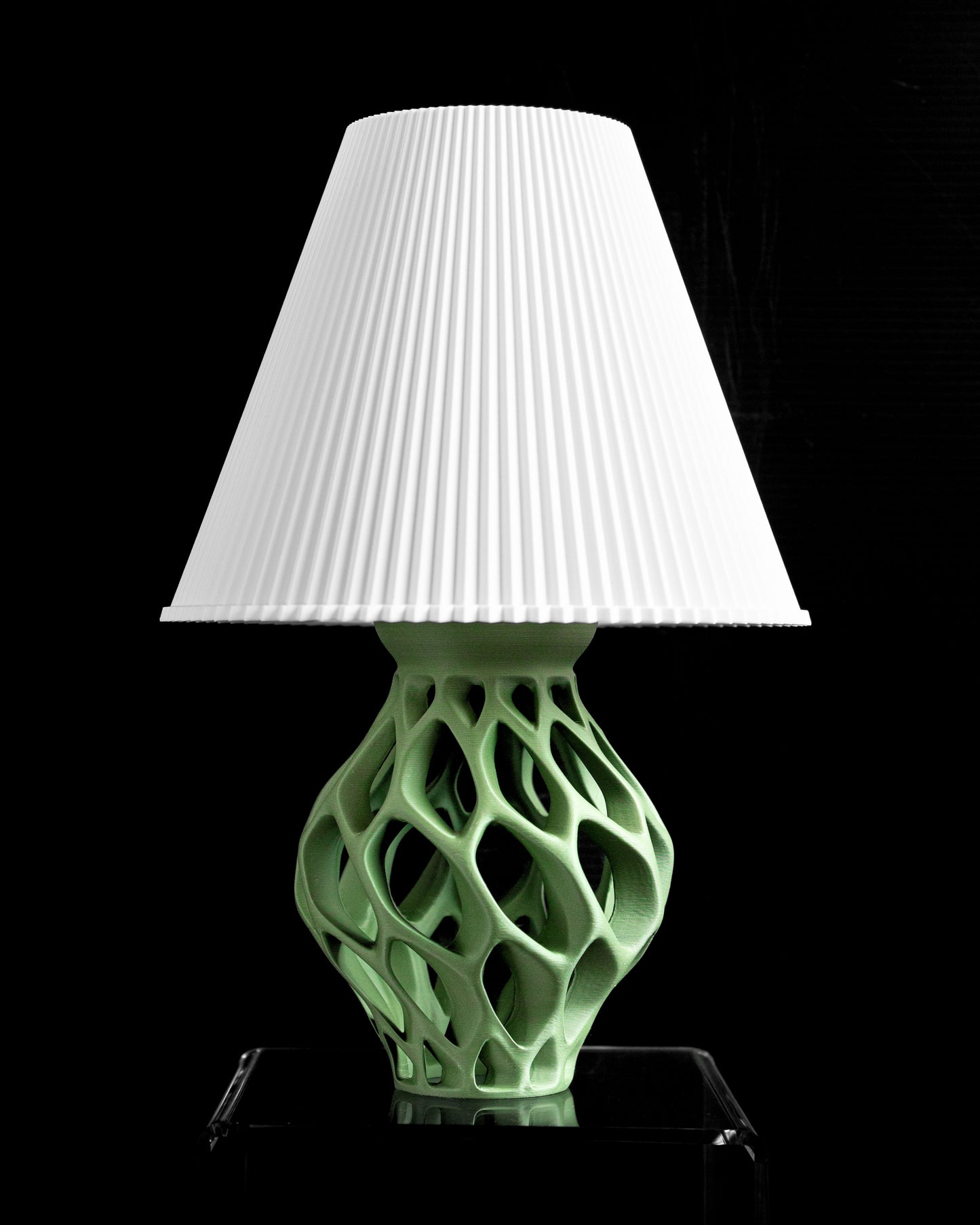 Artistic, Japandi Style Table Lamp, Original Nightstand Illumination, Ambient LED Space Accent, Multifunction Lighting