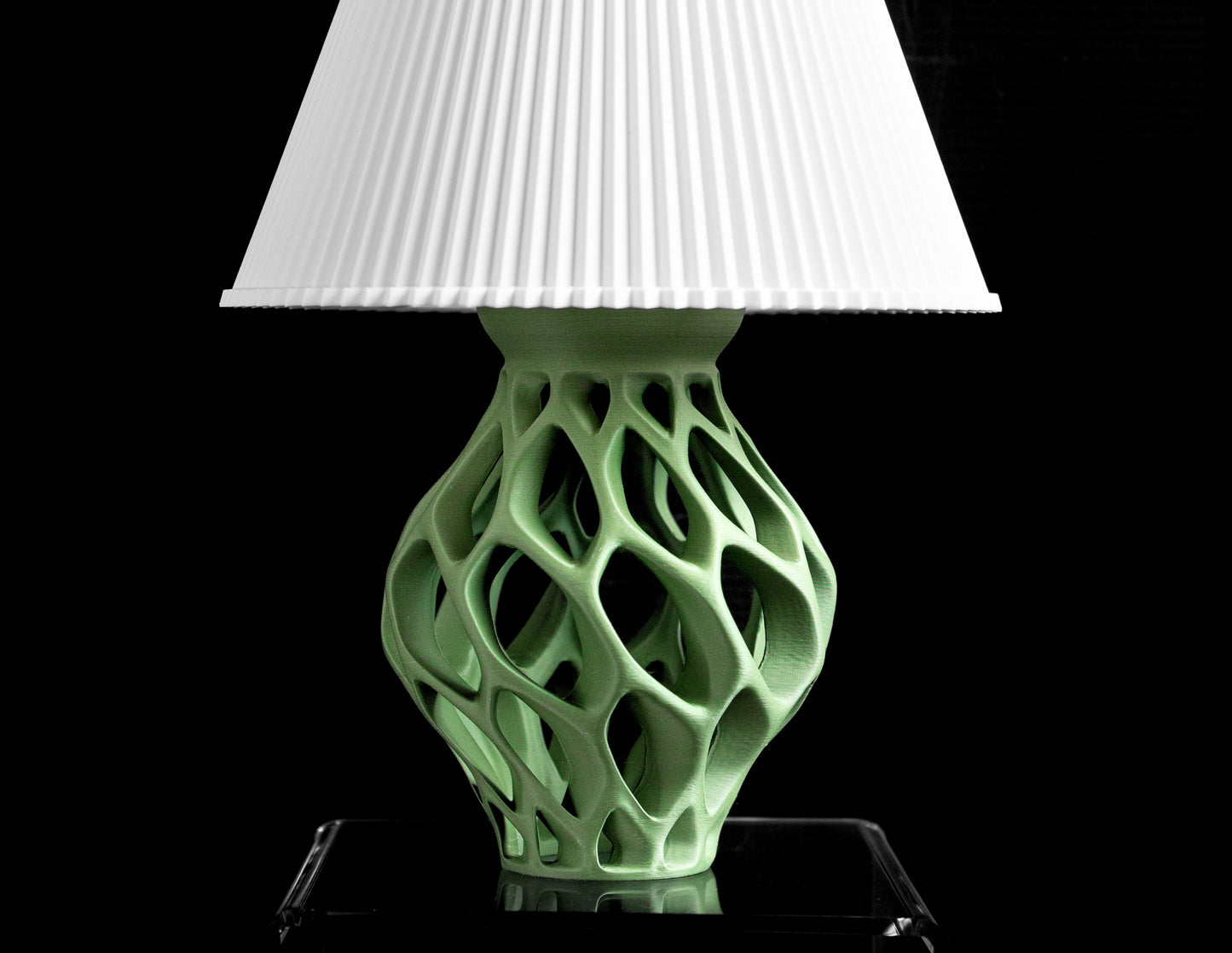Artistic, Japandi Style Table Lamp, Original Nightstand Illumination, Ambient LED Space Accent, Multifunction Lighting