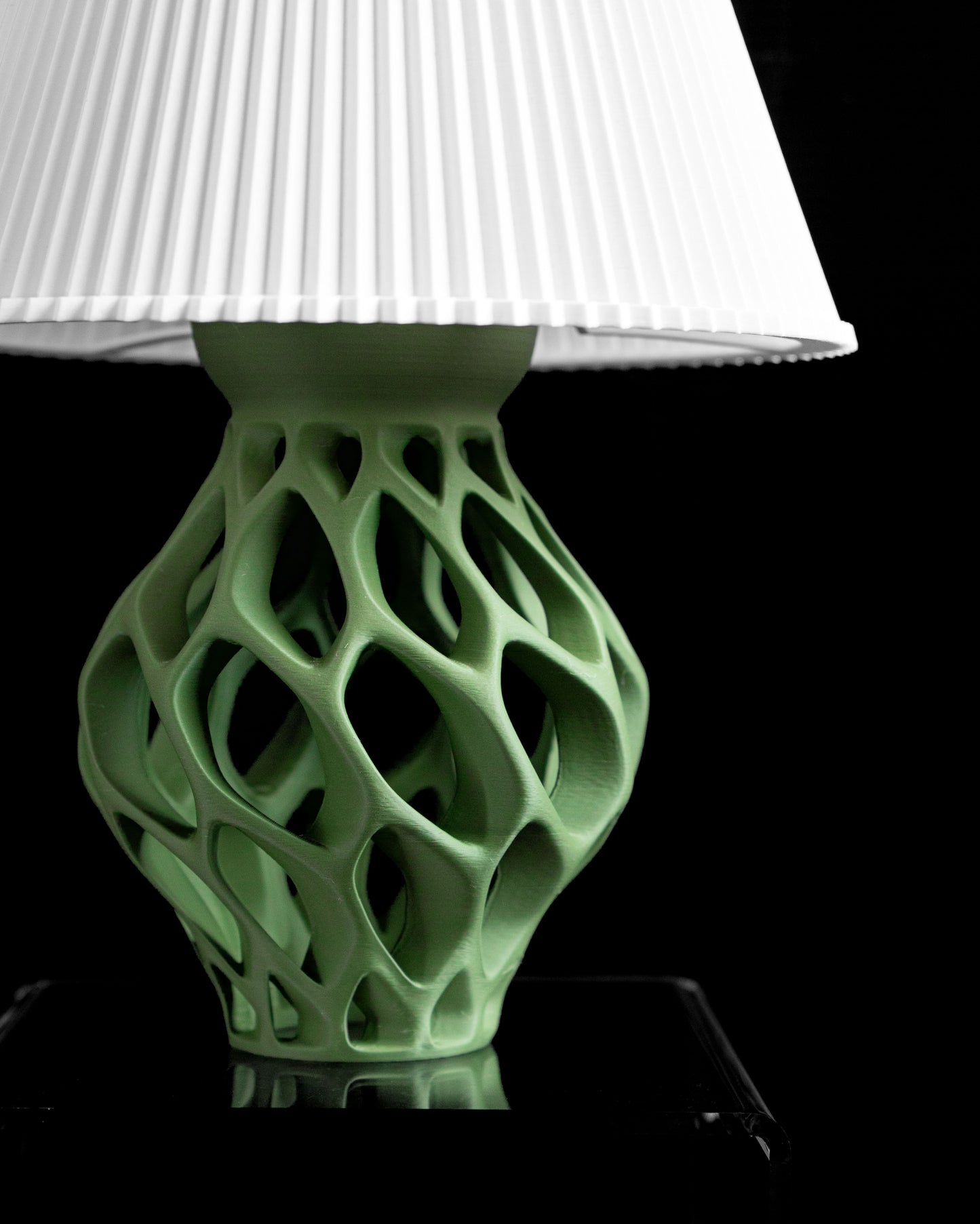 Artistic, Japandi Style Table Lamp, Original Nightstand Illumination, Ambient LED Space Accent, Multifunction Lighting