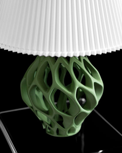 Artistic, Japandi Style Table Lamp, Original Nightstand Illumination, Ambient LED Space Accent, Multifunction Lighting