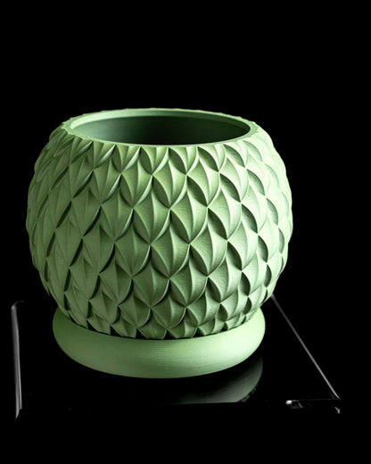 Contemporary Minimalist Planter Pot, Indoor Succulent Container, Desk Greenery Gift, Eco Terracotta Style