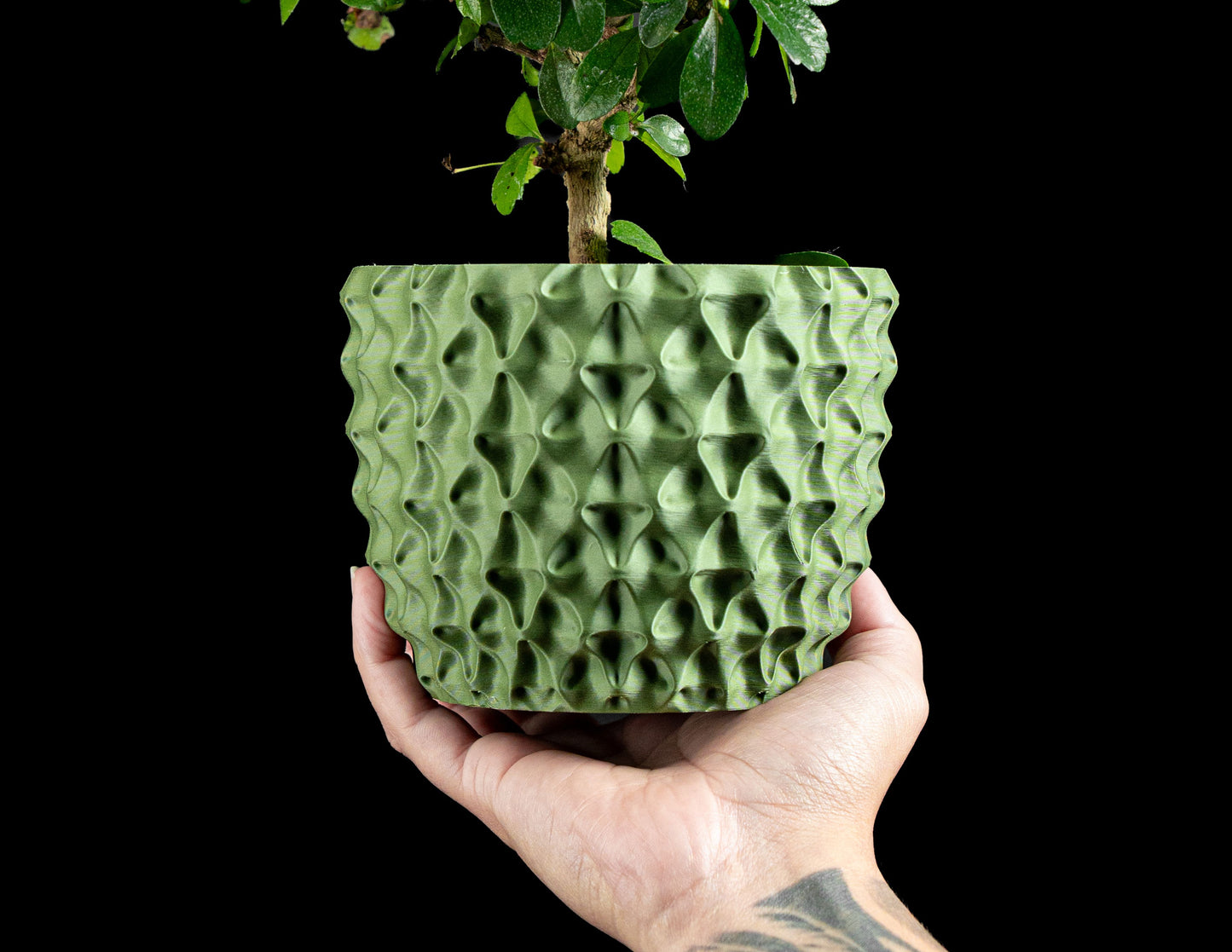 Planter pot, multifunctional herb organizer, indoor succulent container, workspace accent