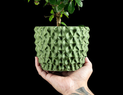 Planter pot, multifunctional herb organizer, indoor succulent container, workspace accent