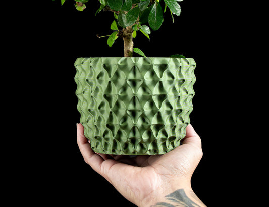 Planter pot, multifunctional herb organizer, indoor succulent container, workspace accent