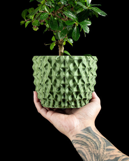 Planter pot, multifunctional herb organizer, indoor succulent container, workspace accent