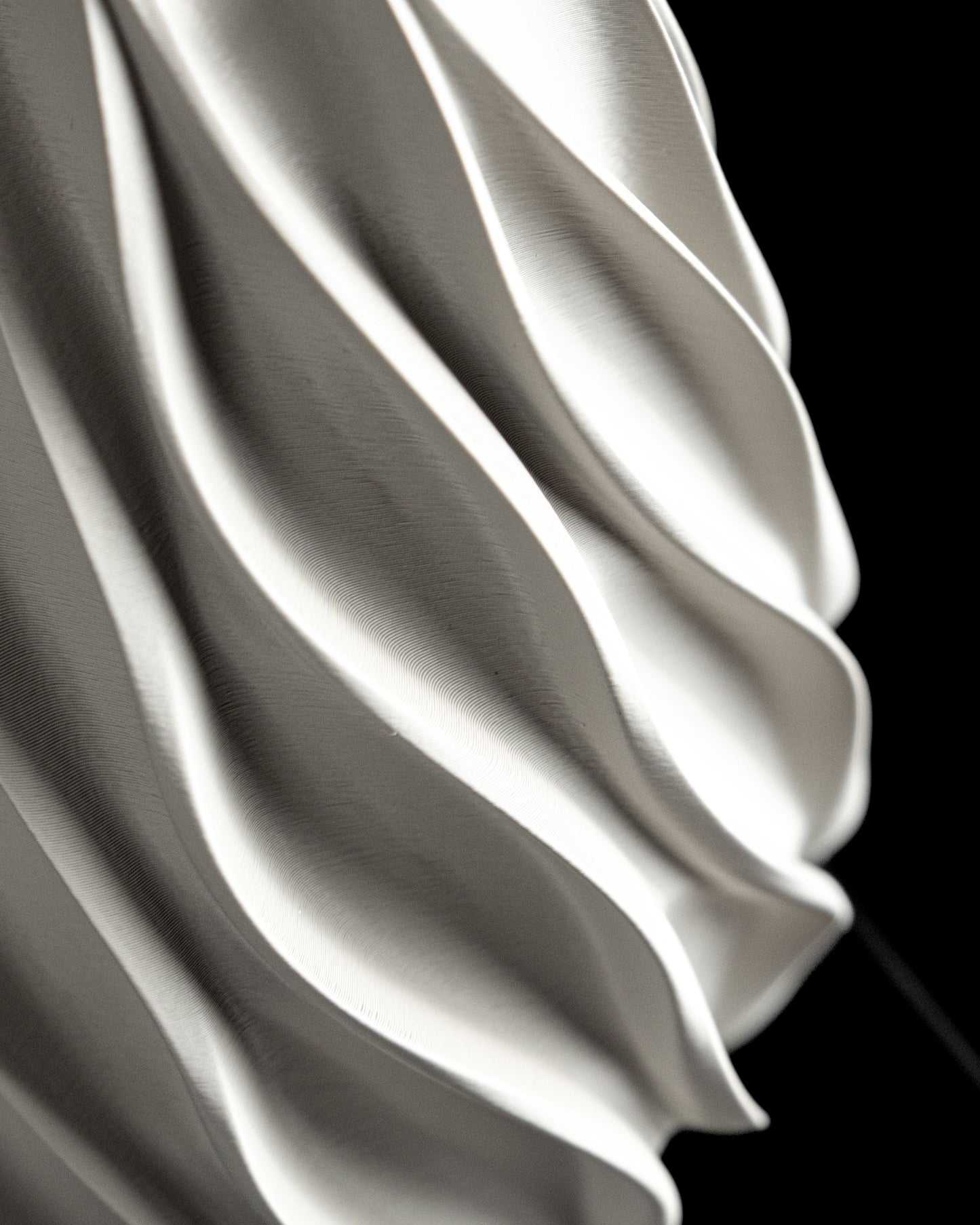 Twisted Vase, Contemporary Table Decor, Elegant Floral Holder, Workspace Mantelpiece