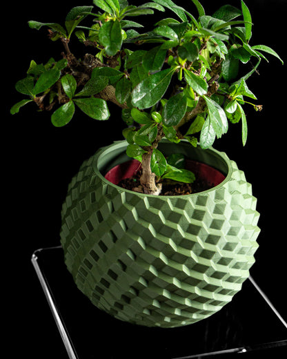 Modern Planter Pot, Lightweight Large Planting Holder, Nordic Compact Succulent and Herb Workspace Organizer