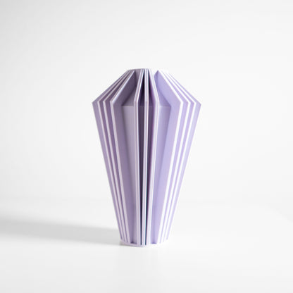 Minimalist Vase, Modern Flower Holder, Table Centerpiece, Sculptural Mantel Accent