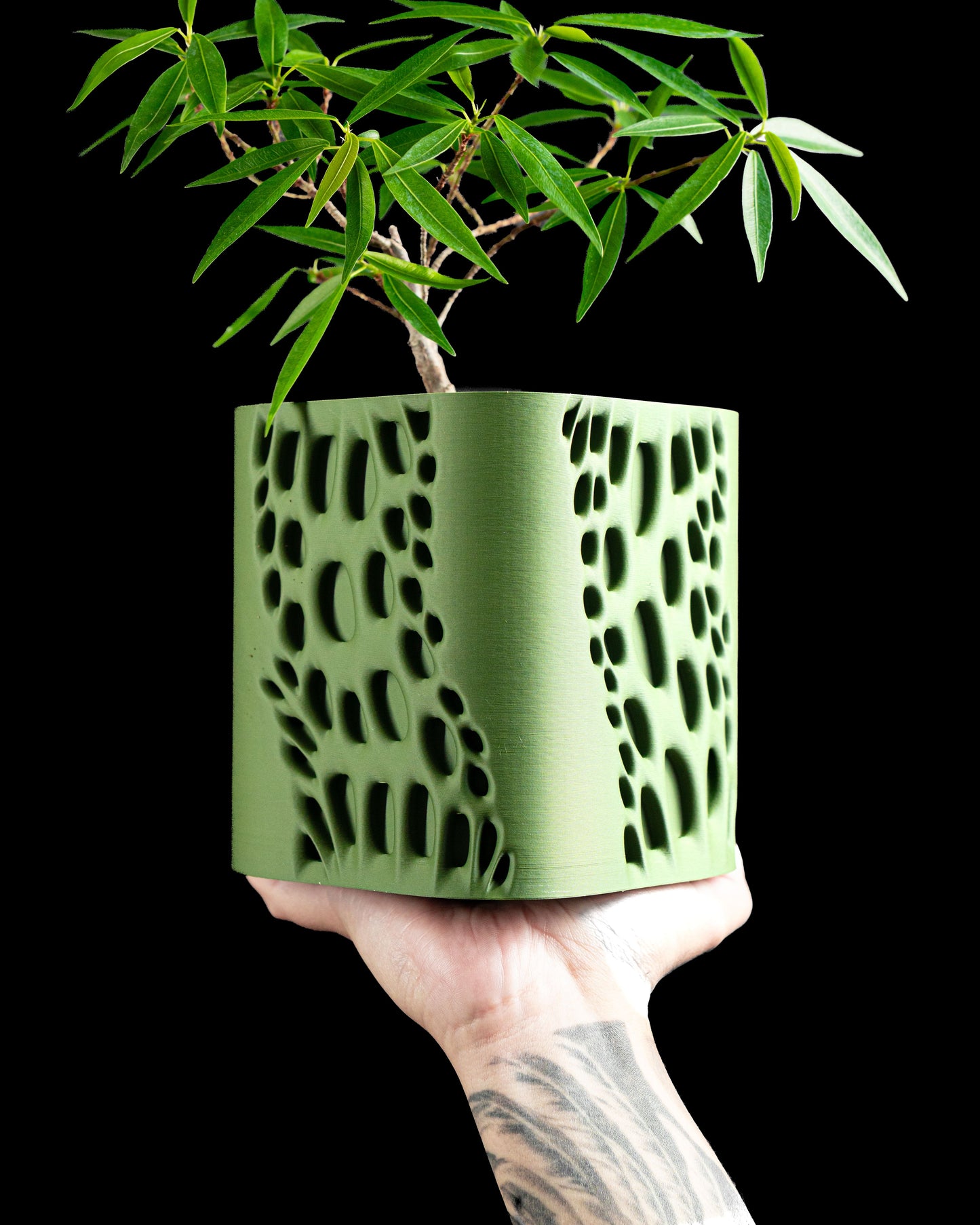 Planter Pot, Modern Succulent Container, Indoor Minimalist Organizer, Scandinavian White