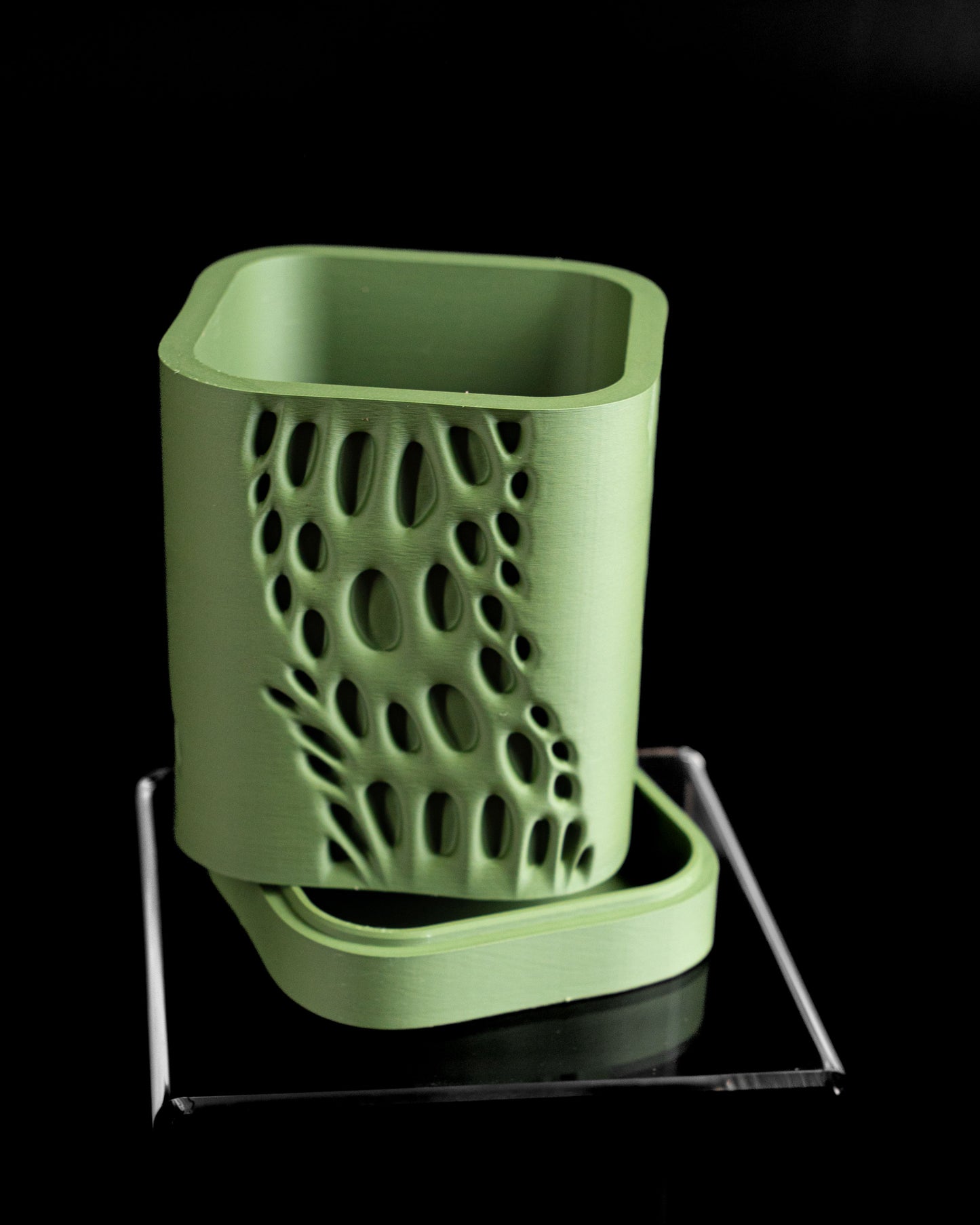 Planter Pot, Modern Succulent Container, Indoor Minimalist Organizer, Scandinavian White