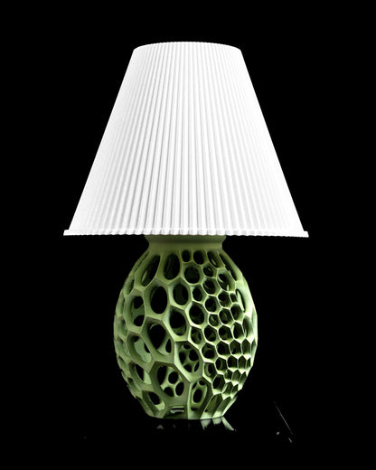 Table Lamp, Sculptural Ambient Nightstand, Desk Reading Shade, Modern Minimalist