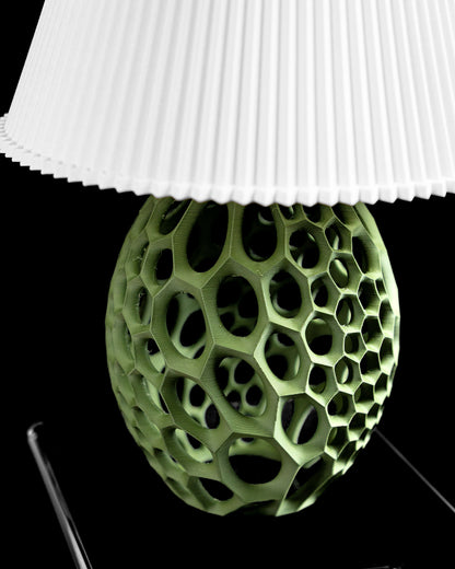 Table Lamp, Sculptural Ambient Nightstand, Desk Reading Shade, Modern Minimalist