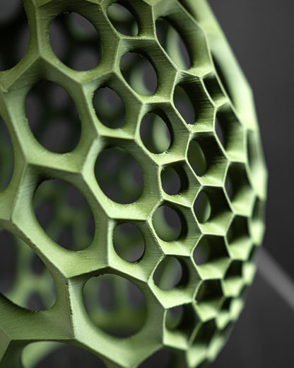 Table Lamp, Sculptural Ambient Nightstand, Desk Reading Shade, Modern Minimalist