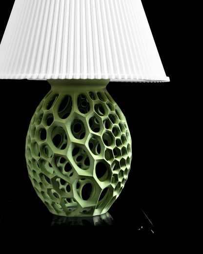 Table Lamp, Sculptural Ambient Nightstand, Desk Reading Shade, Modern Minimalist