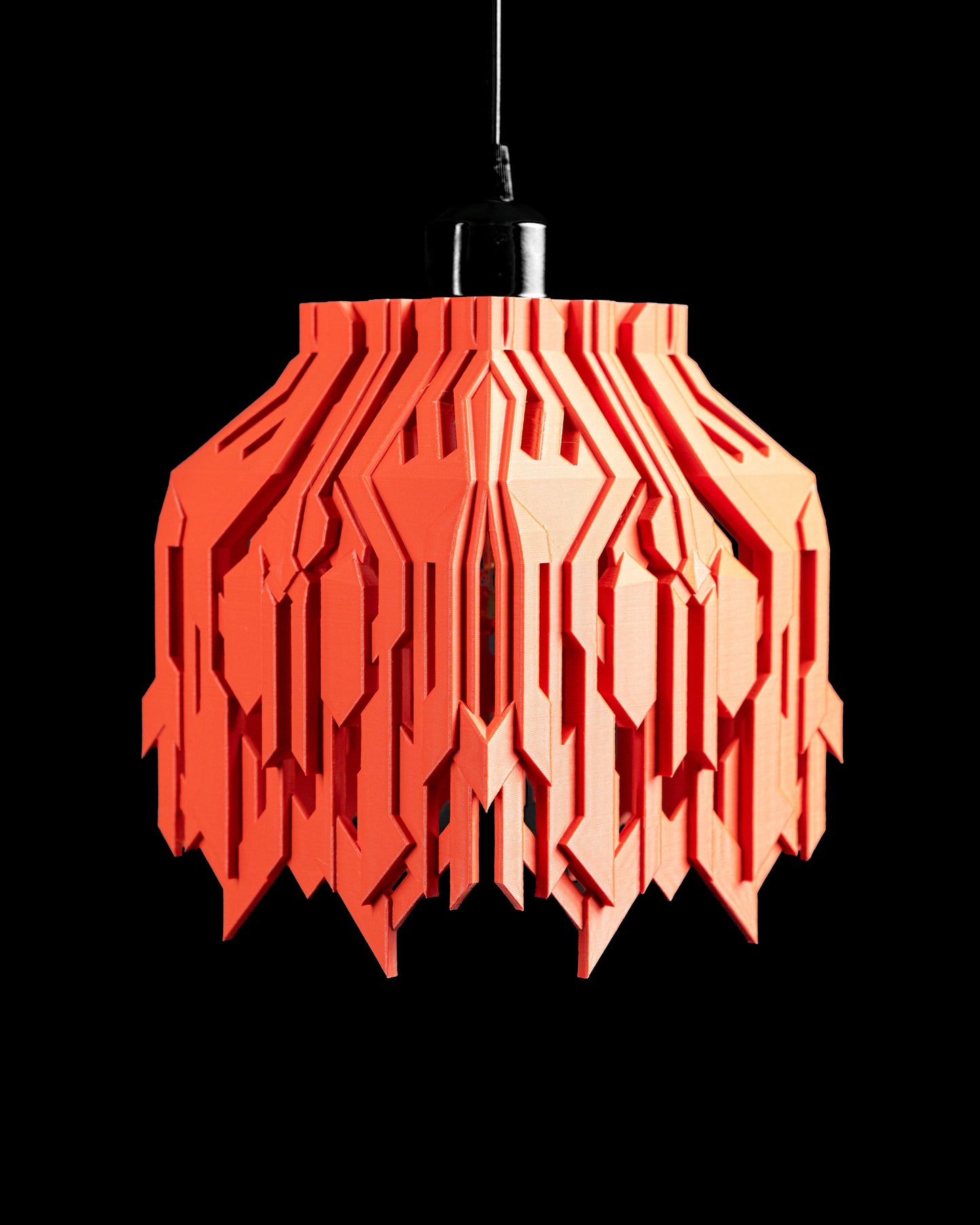 Pendant Light, Sculptural Hanging Lamp, Kitchen Island Accent, Contemporary Shade