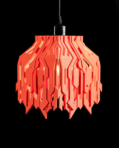 Pendant Light, Sculptural Hanging Lamp, Kitchen Island Accent, Contemporary Shade