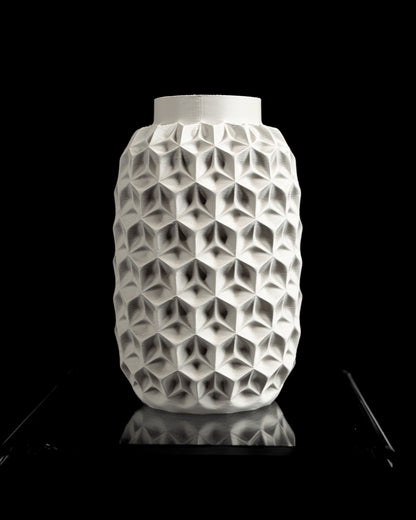 Modern Vase, Minimalist Sculptural Elegant Flower Holder, Desk Accent, Slim Small Flower Arrangement