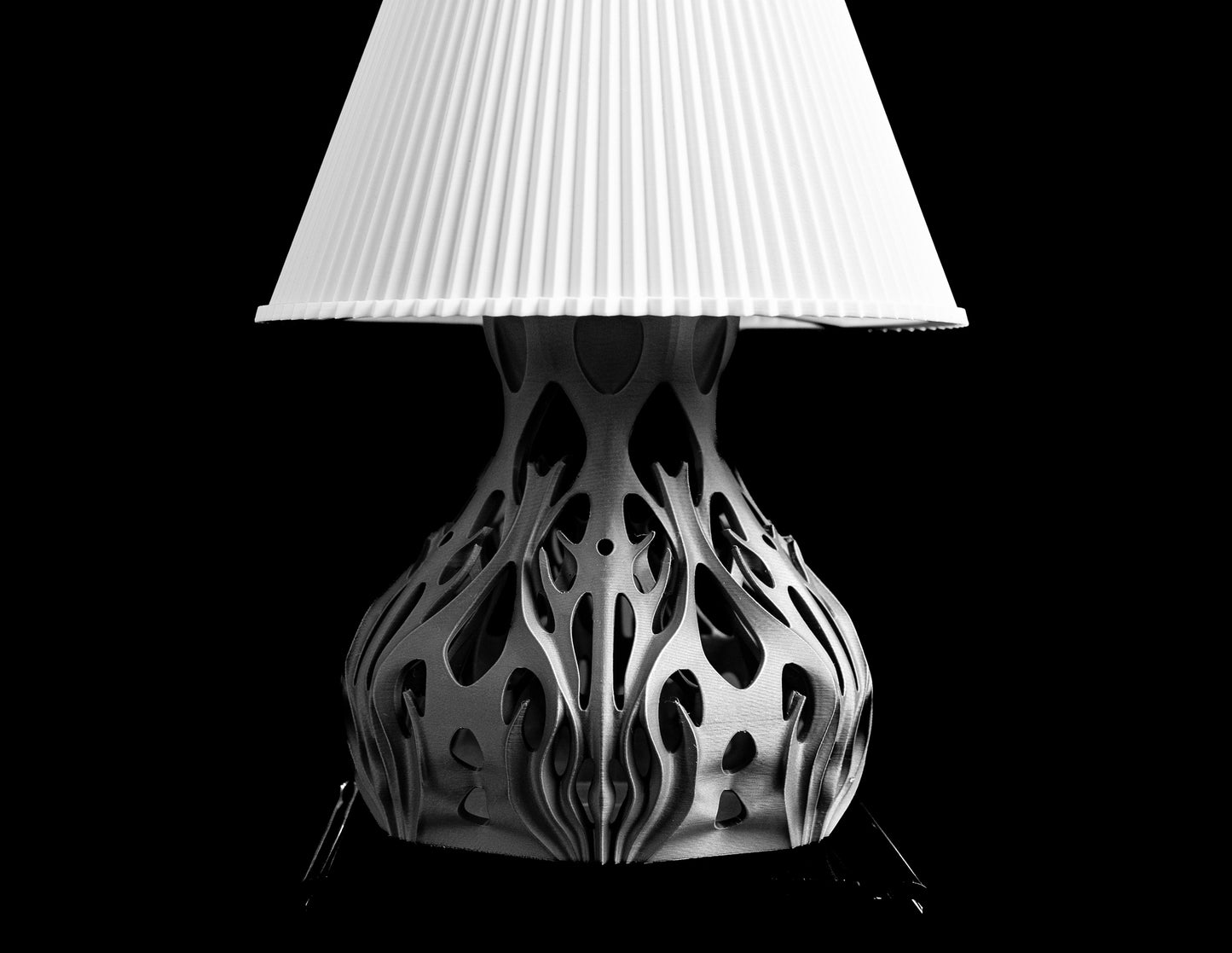 Table Lamp Flutter Shade, Ambient Nightstand Reading Light, Dragon Nighttime Illumination, Bedroom Lighting