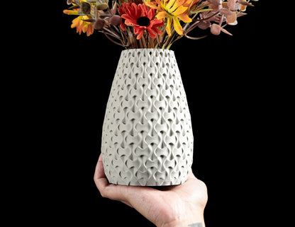 Minimalist Vase, Sculptural Centerpiece, Contemporary Flower Holder, Scandinavian Table Accent