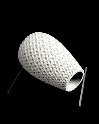 Minimalist Vase, Sculptural Centerpiece, Contemporary Flower Holder, Scandinavian Table Accent