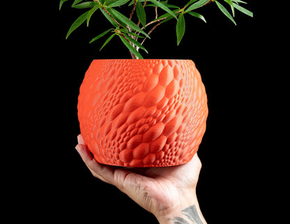 Planter Pot Minimalist Contemporary Indoor Succulent Plant Holder Decorative Accent, Scandinavian Look , Boho