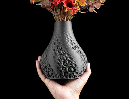 Table Vase, Pearlescent Vessel, Flower Holder, Diningroom Accent Elegant Finishing