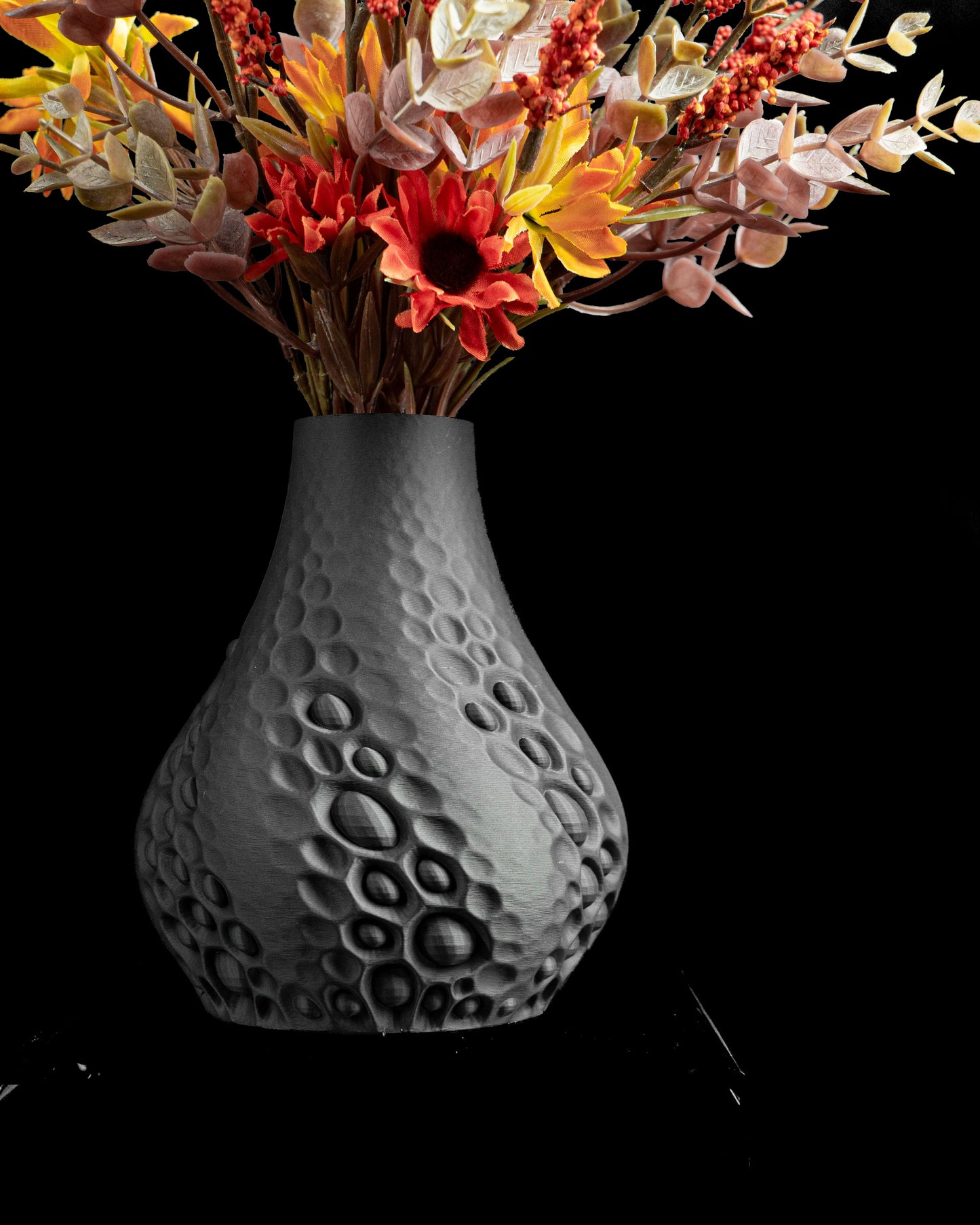 Table Vase, Pearlescent Vessel, Flower Holder, Diningroom Accent Elegant Finishing