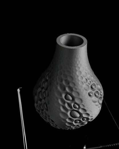 Table Vase, Pearlescent Vessel, Flower Holder, Diningroom Accent Elegant Finishing