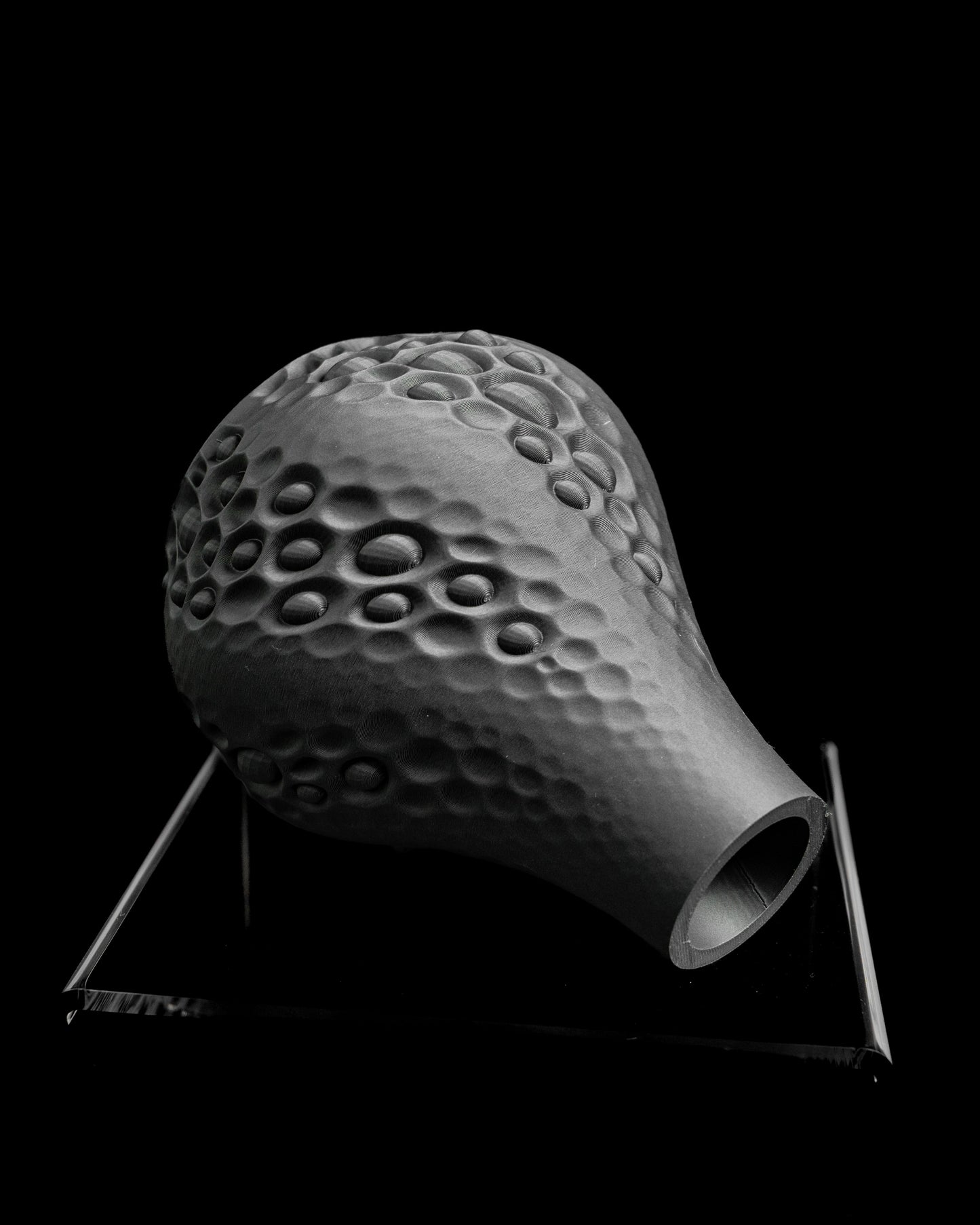 Table Vase, Pearlescent Vessel, Flower Holder, Diningroom Accent Elegant Finishing