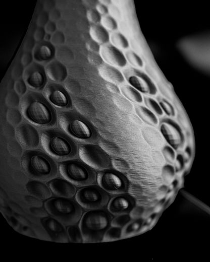 Table Vase, Pearlescent Vessel, Flower Holder, Diningroom Accent Elegant Finishing