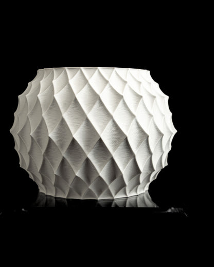 Planter Pot, Diamond Geometric Succulent Indoor Workspace Scandinavian Inspired Deco