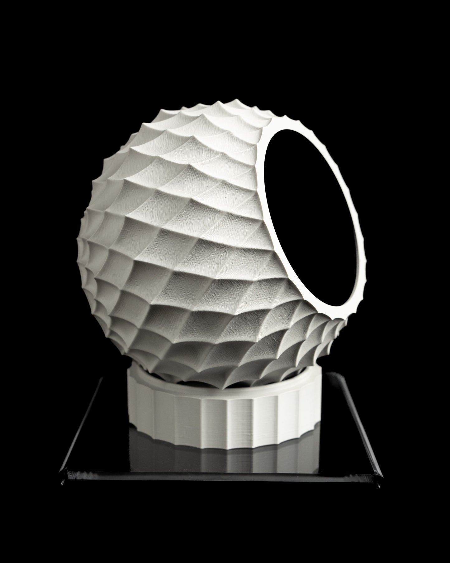 Planter Pot, Diamond Geometric Succulent Indoor Workspace Scandinavian Inspired Deco