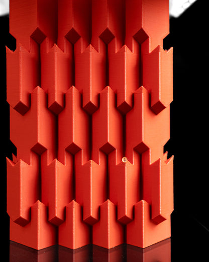 Table Lamp, Geometric Bedside Illuminating, Ambient Contemporary Workstation ArtDeco Midnight