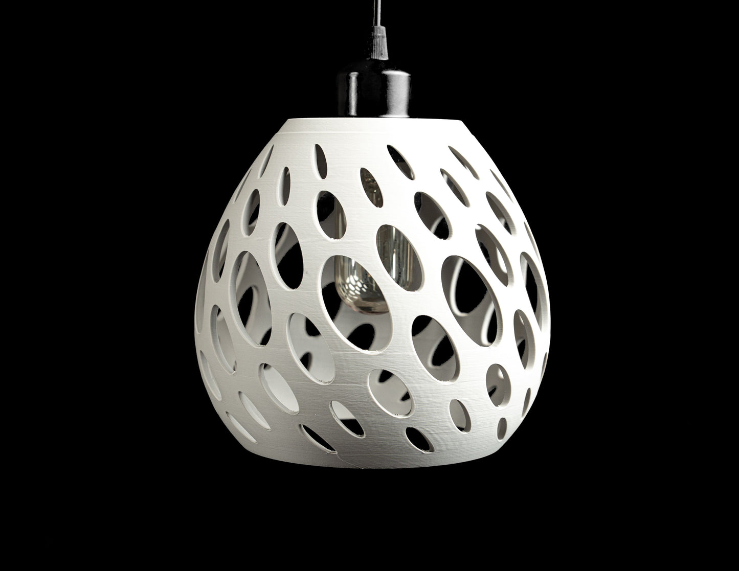 Soft Lines Pendant Light, Geometric CeramicInspired Ceiling Shade, Minimalist Ambient Island Lamp, Art Deco