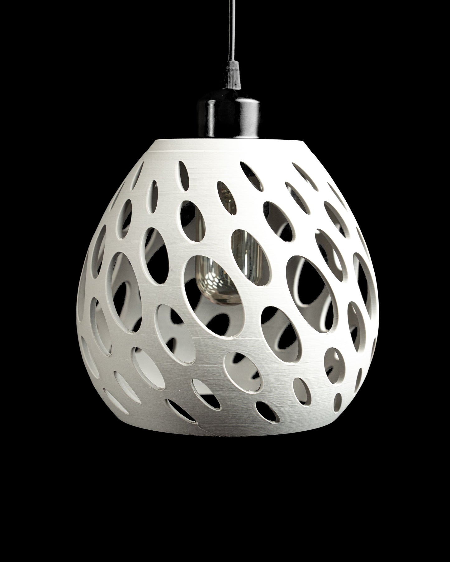 Soft Lines Pendant Light, Geometric CeramicInspired Ceiling Shade, Minimalist Ambient Island Lamp, Art Deco