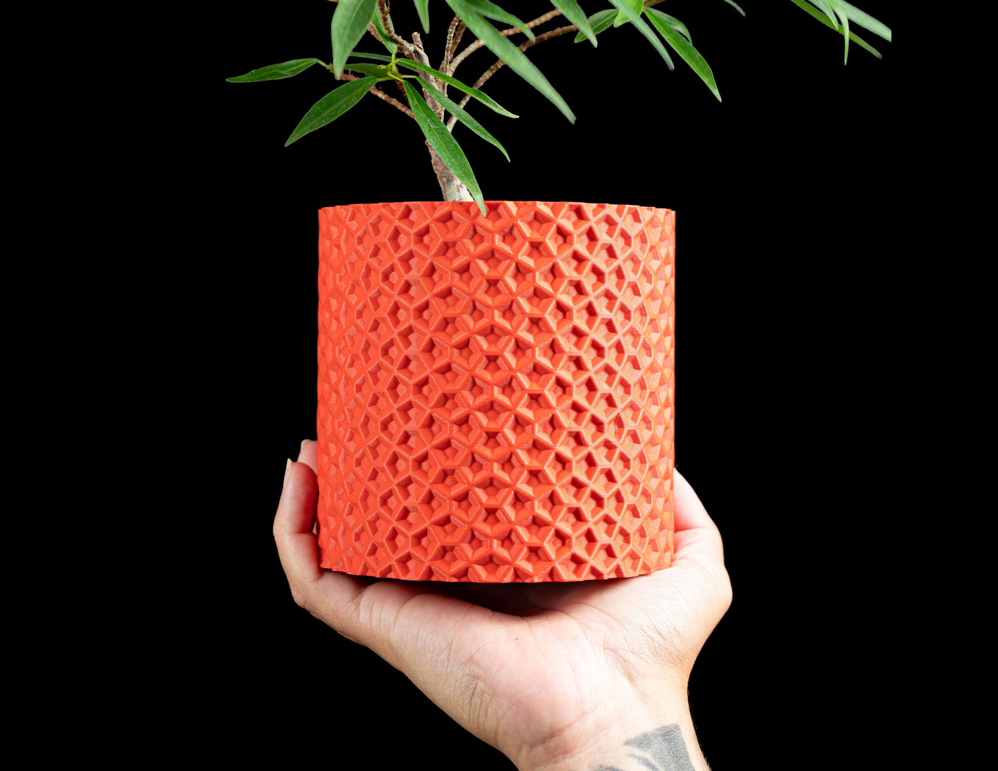 Minimalist Planter Pot, Architectural Succulent Holder, Nordic Organizer, Sculptural Accent