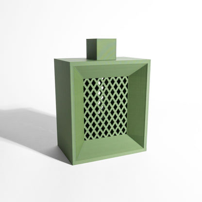 Ribbed Vase, Contemporary Tabletop Flower Holder, Nordic Minimalist Accent, Elegant