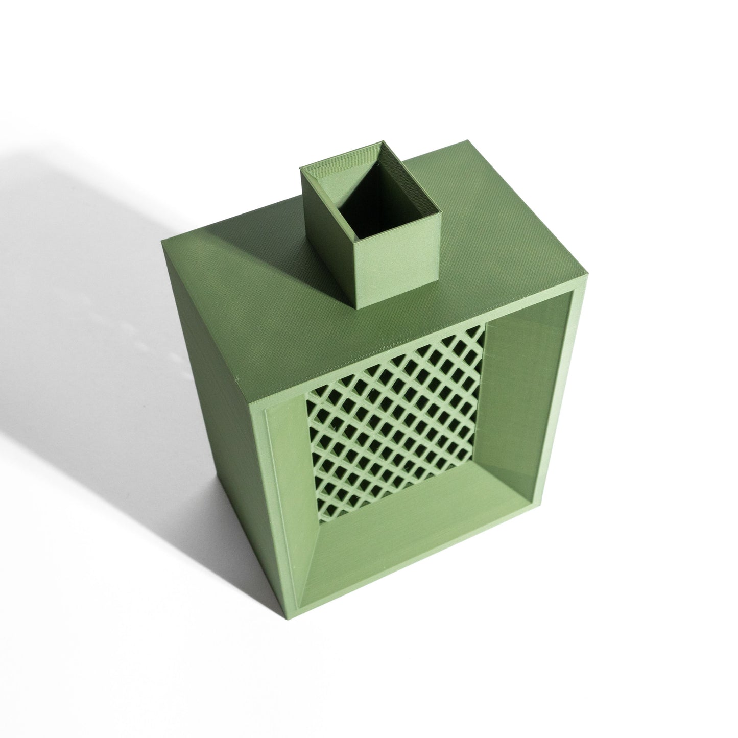 Ribbed Vase, Contemporary Tabletop Flower Holder, Nordic Minimalist Accent, Elegant