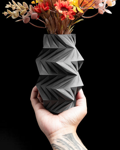 Modern Vase, Contemporary Tabletop Planter, Flower Holder, Desk Accent, Minimalist