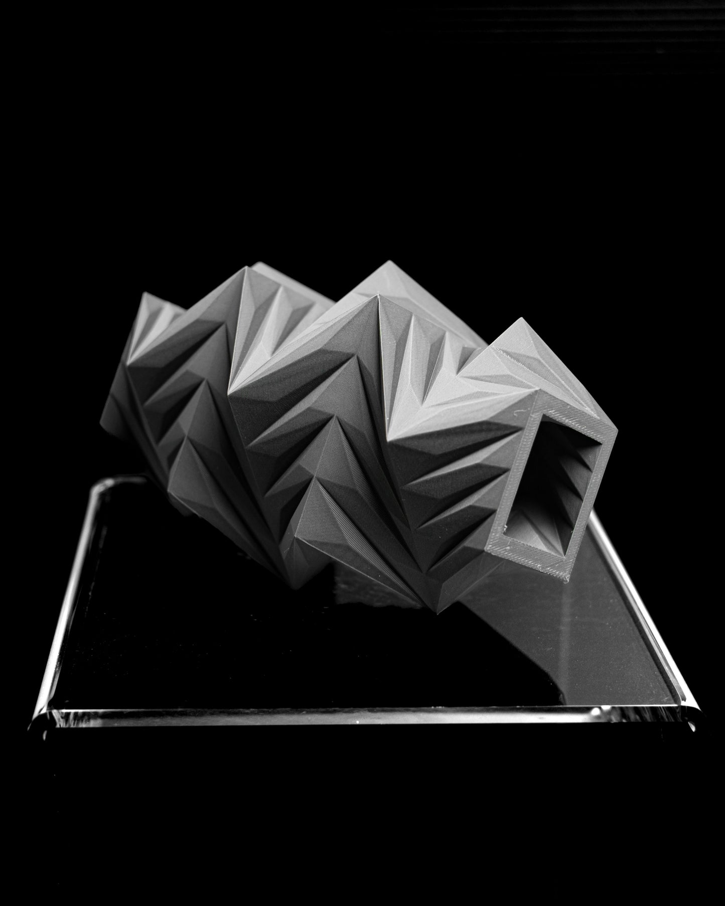 Modern Vase, Contemporary Tabletop Planter, Flower Holder, Desk Accent, Minimalist