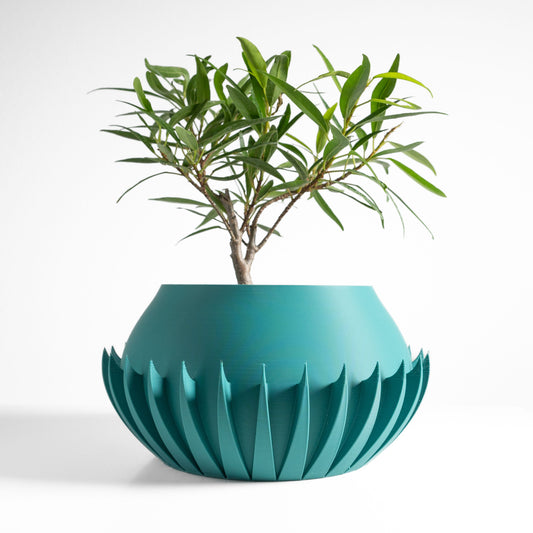 Succulent Planter, Sculptural Geometric Vase, Minimalist Desk Holder, Japandi Artdeco