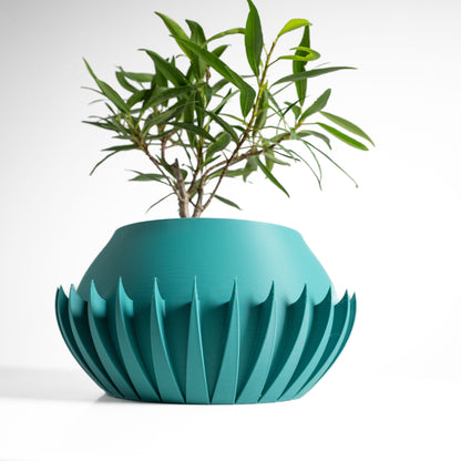 Succulent Planter, Sculptural Geometric Vase, Minimalist Desk Holder, Japandi Artdeco