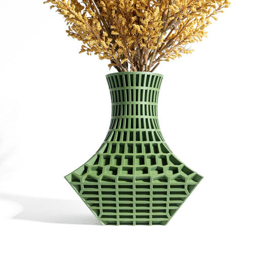 Modern Vase, Sculptural Minimalist Interior Decor, Workspace Flower Holder Statement